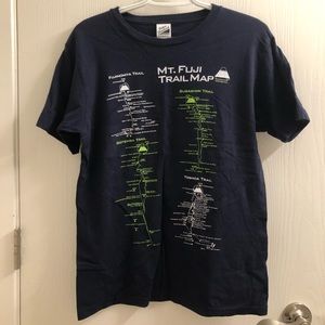 Mens navy blue causal T-shirt size M